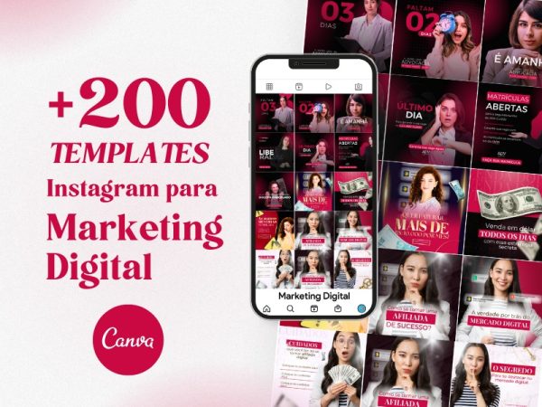 pack canva marketing digital